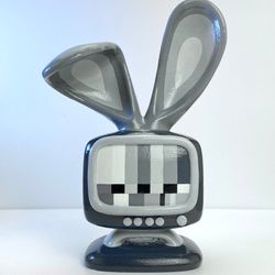 Black and White Bunny TV