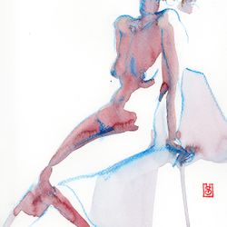 Nude life drawing 012
