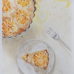 Пирог с мандаринами