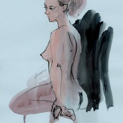 Nude life drawing 029