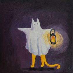 Фабио в костюме привидения