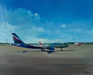 Самолет авиакомпании Аэрофлот