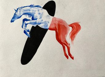 Прыгающая лошадь