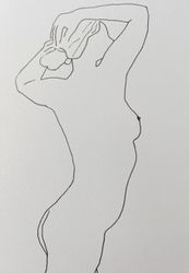 Натурщица