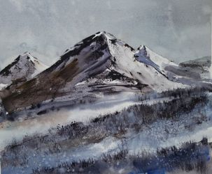50 оттенков серого, горы