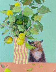 Кот Лимончик