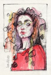 Robe rouge (Красное платье)