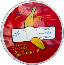 Приклееный банан (Fixed banana)