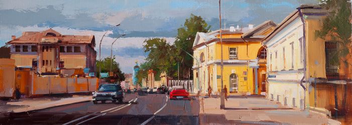 Жаркий июль. Яузская ул.