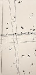 No.7 Music on wires. The Verve ”Bitter sweet symphony“. Серия работ "T I M E F L I E S"