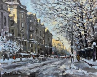 Зима на Петроградской стороне