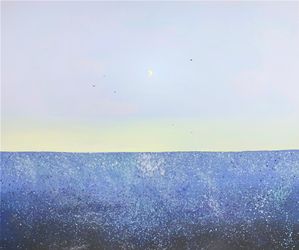Evening on the sea