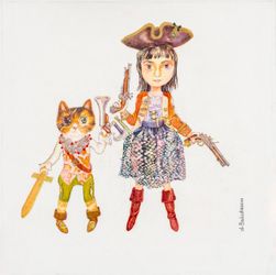 Без названия (из серии “Кудряшки и Котики”)