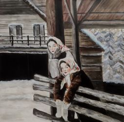 В деревенском стиле