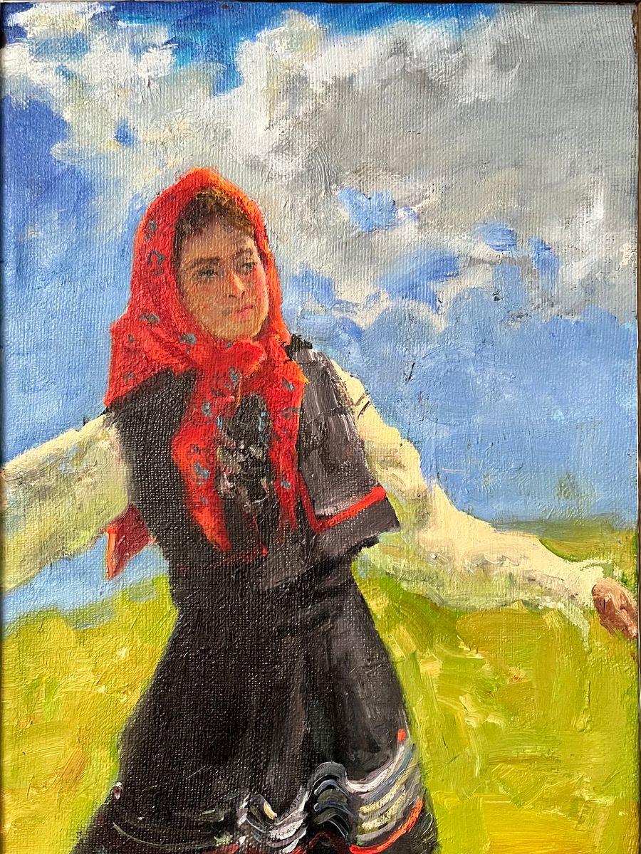 Картина, живопись Пляска – Елизавета Тарасова, 30 x 40 см, №20164 – Купить  на Bizar