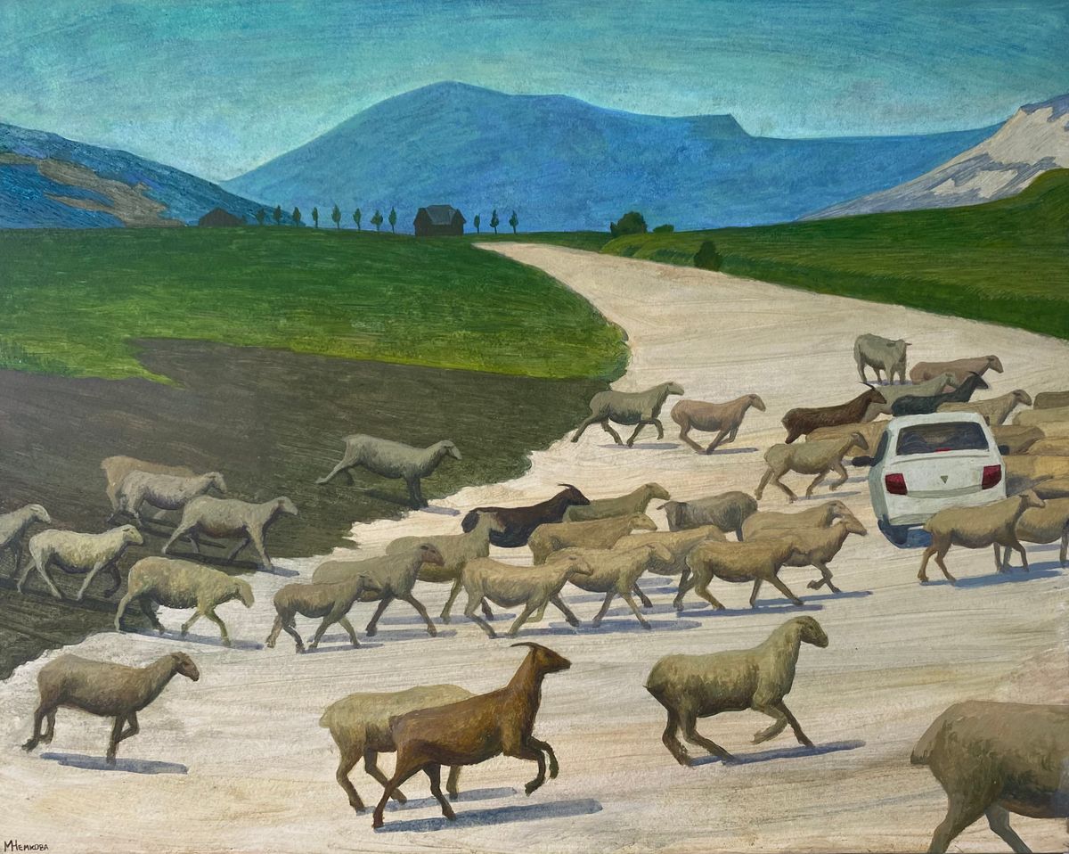 Картина, живопись Серия "Дагестан. Хунзах" – Мария Немкова, 50 x 40 см ...