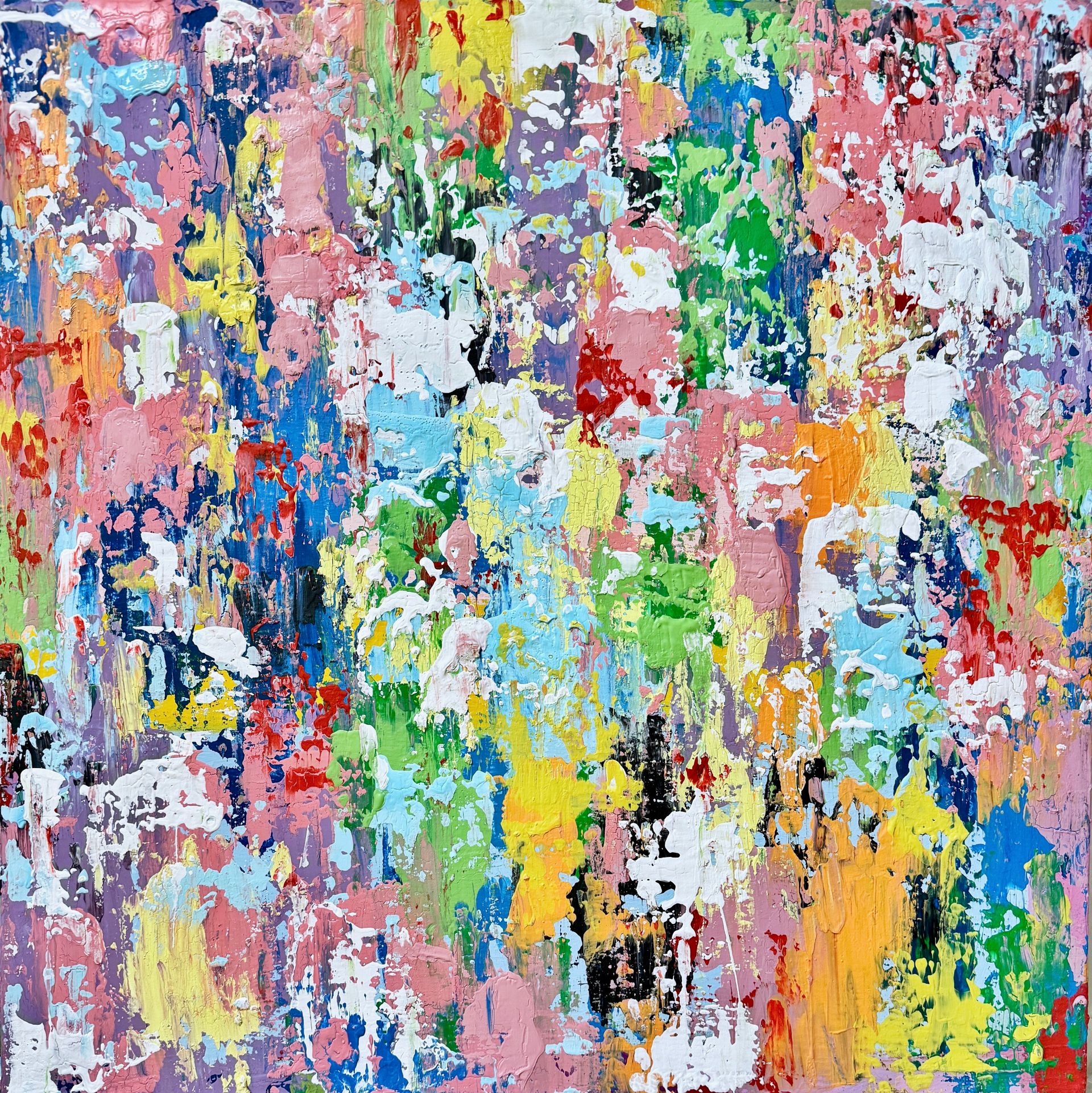 Анна Ганина (Картина, живопись - 
                  60 x 60 см) Funky