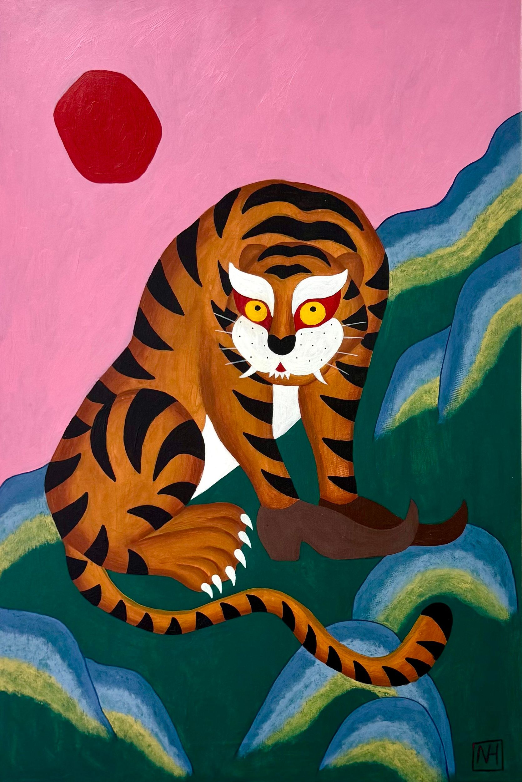 Наташа Хегай (Картина, живопись - 
                  60 x 90 см) Бархатные тяги