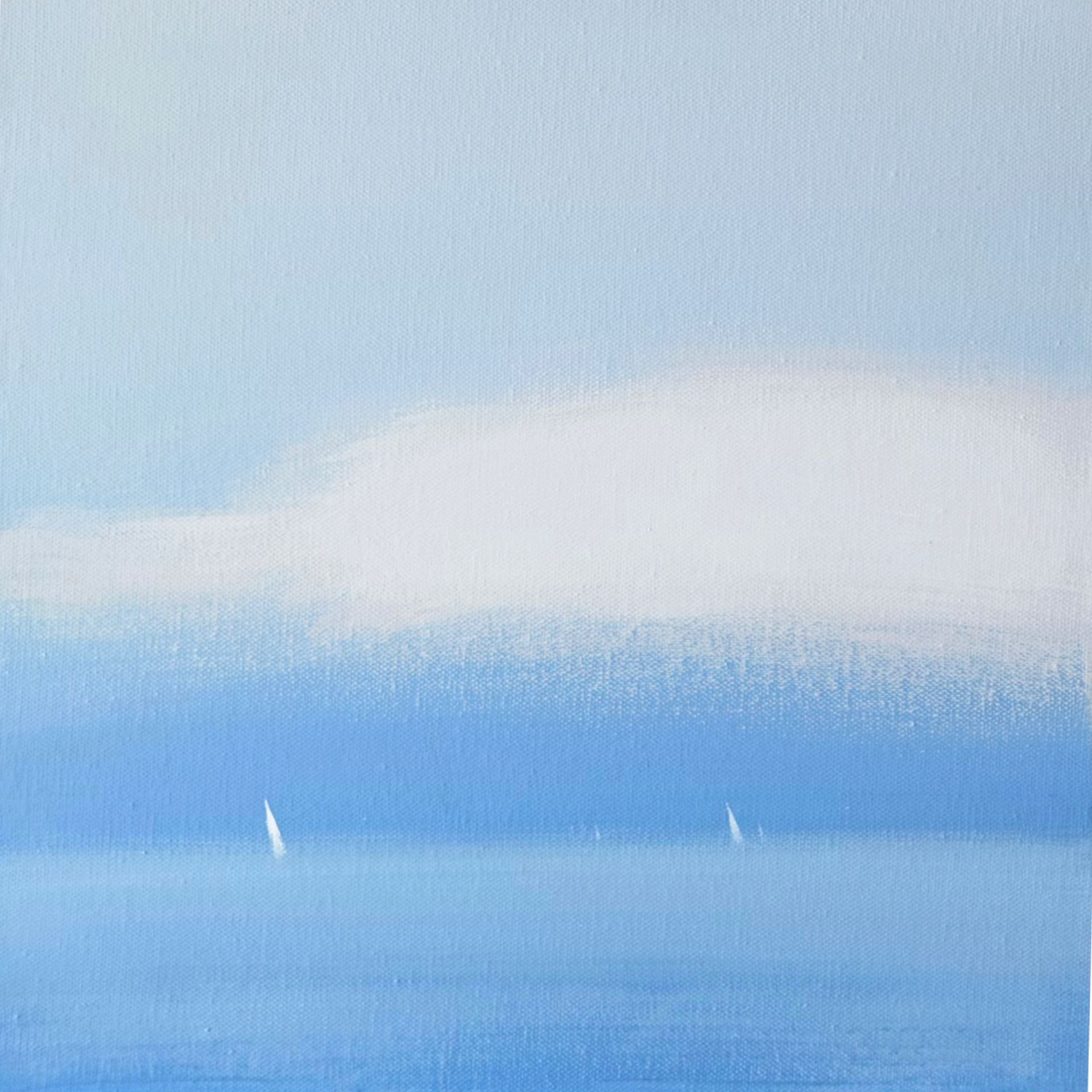 Александра Савина (Картина, живопись - 
                  35 x 35 см) Облачно