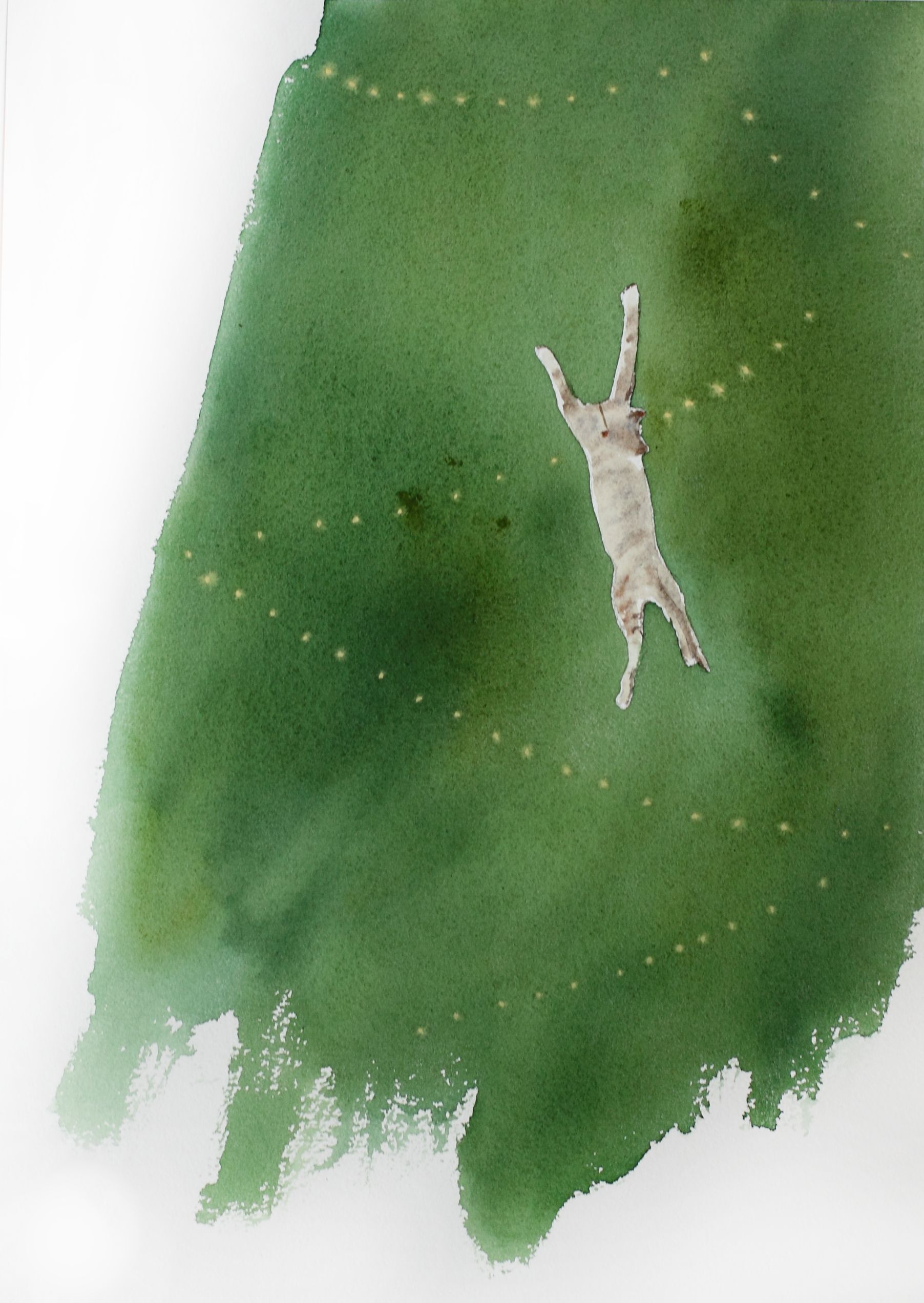 Дарья Парий (Авторская графика - 
                  29.7 x 42 см) Держусь