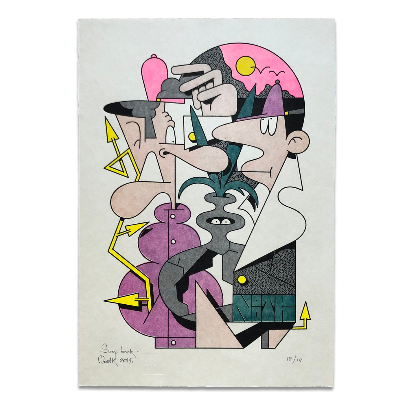 Владимир Нутк (Графика печатная - 
                  29.7 x 42 см) Snap Back