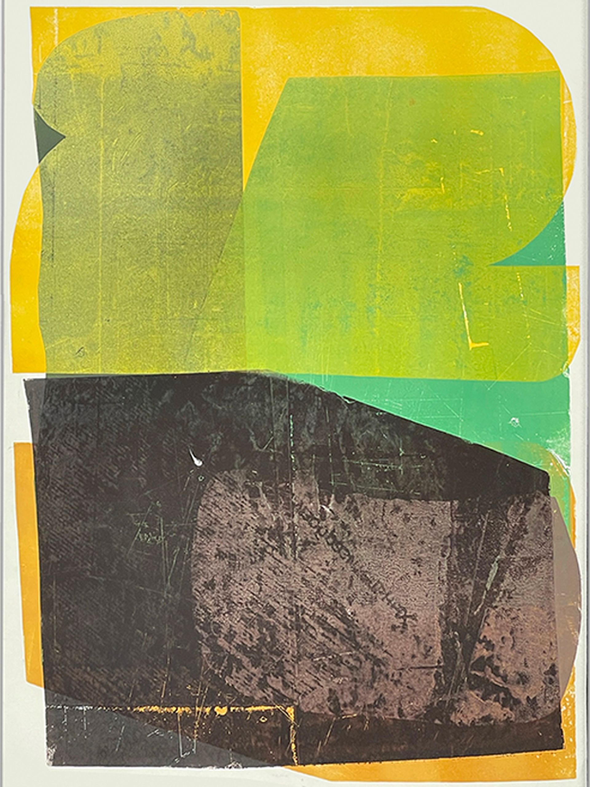 Ирина Клычникова (Графика печатная - 
                  70 x 100 см) Yellow and brownie