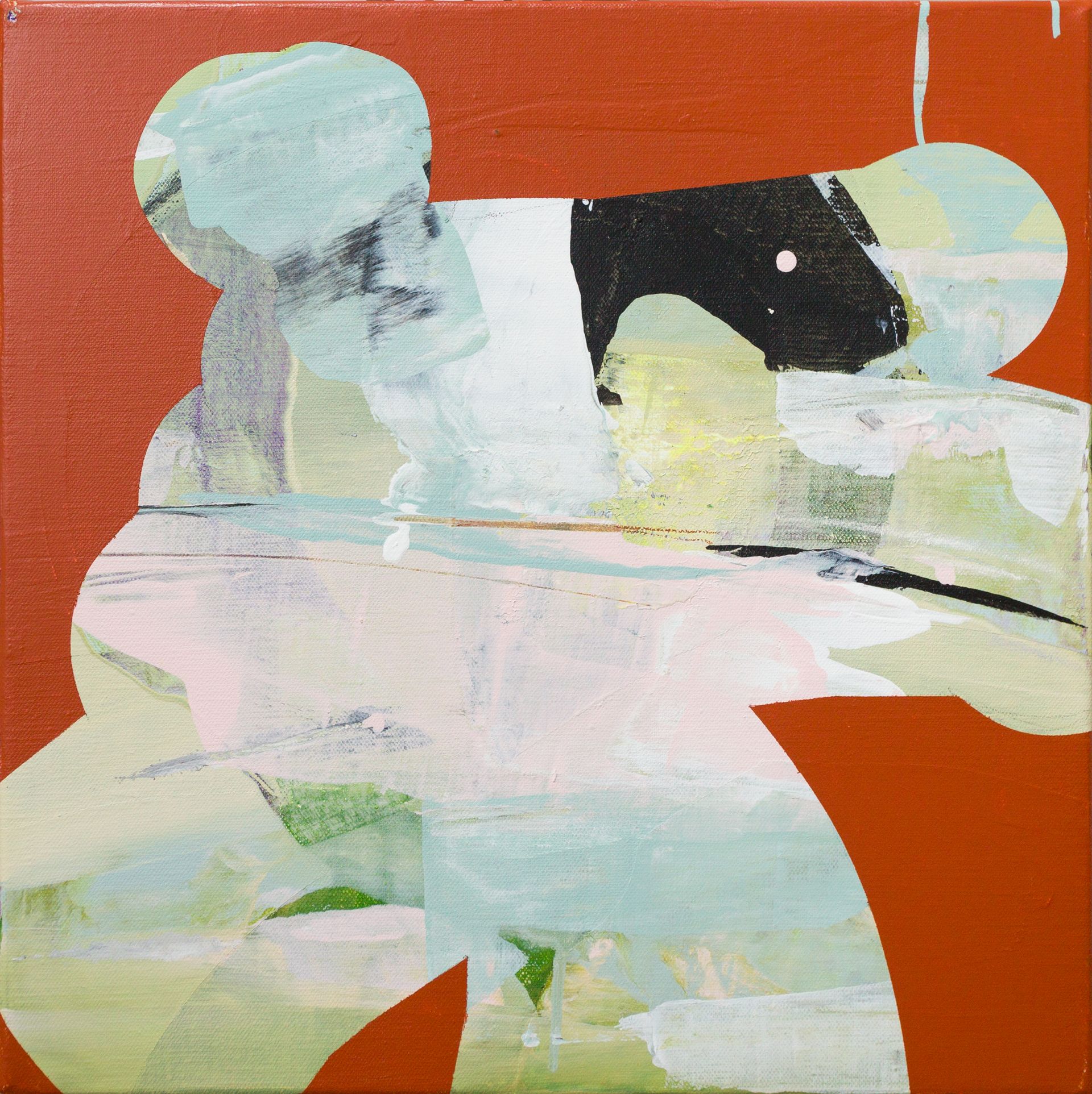 Анна Зимина (Картина, живопись - 
                  40 x 40 см) Медленная синхронизация