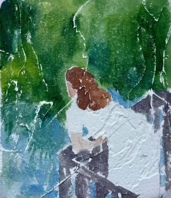 Наталья Чобанян (Картина, живопись - 
                  14 x 17.5 см) Моменты