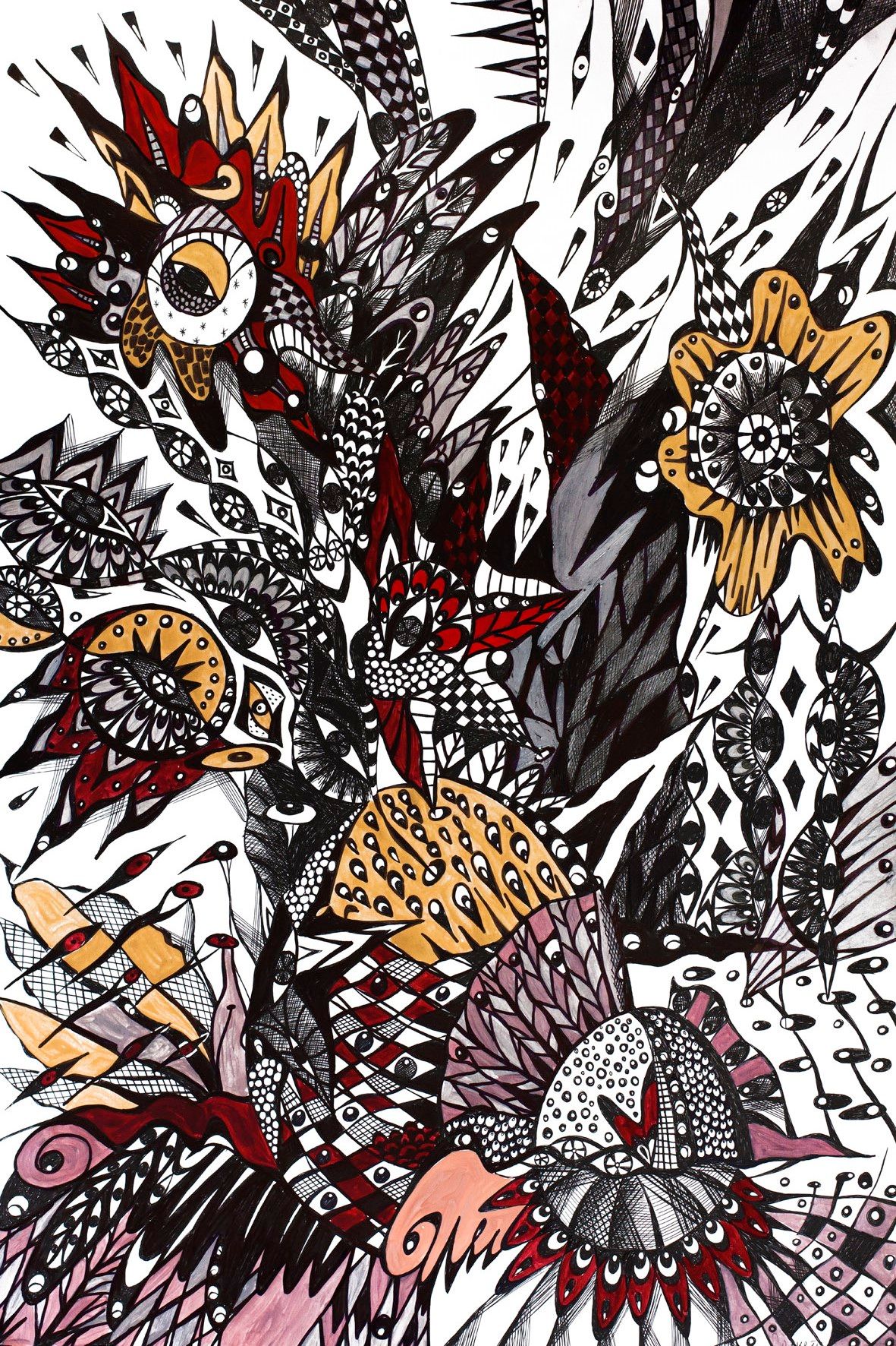 Ирина Шумская (Авторская графика - 
                  40 x 60 см) Утренняя песня
