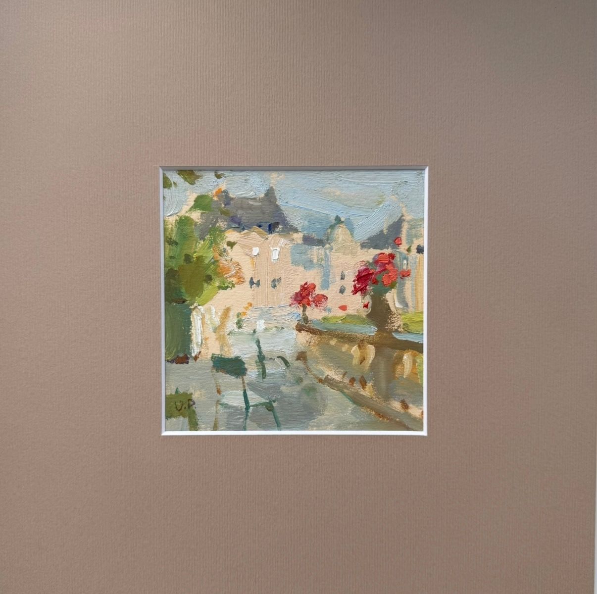 Валерия Привалихина (Авторская графика - 
                  24.5 x 24.5 см) Hardin du Luxembourg