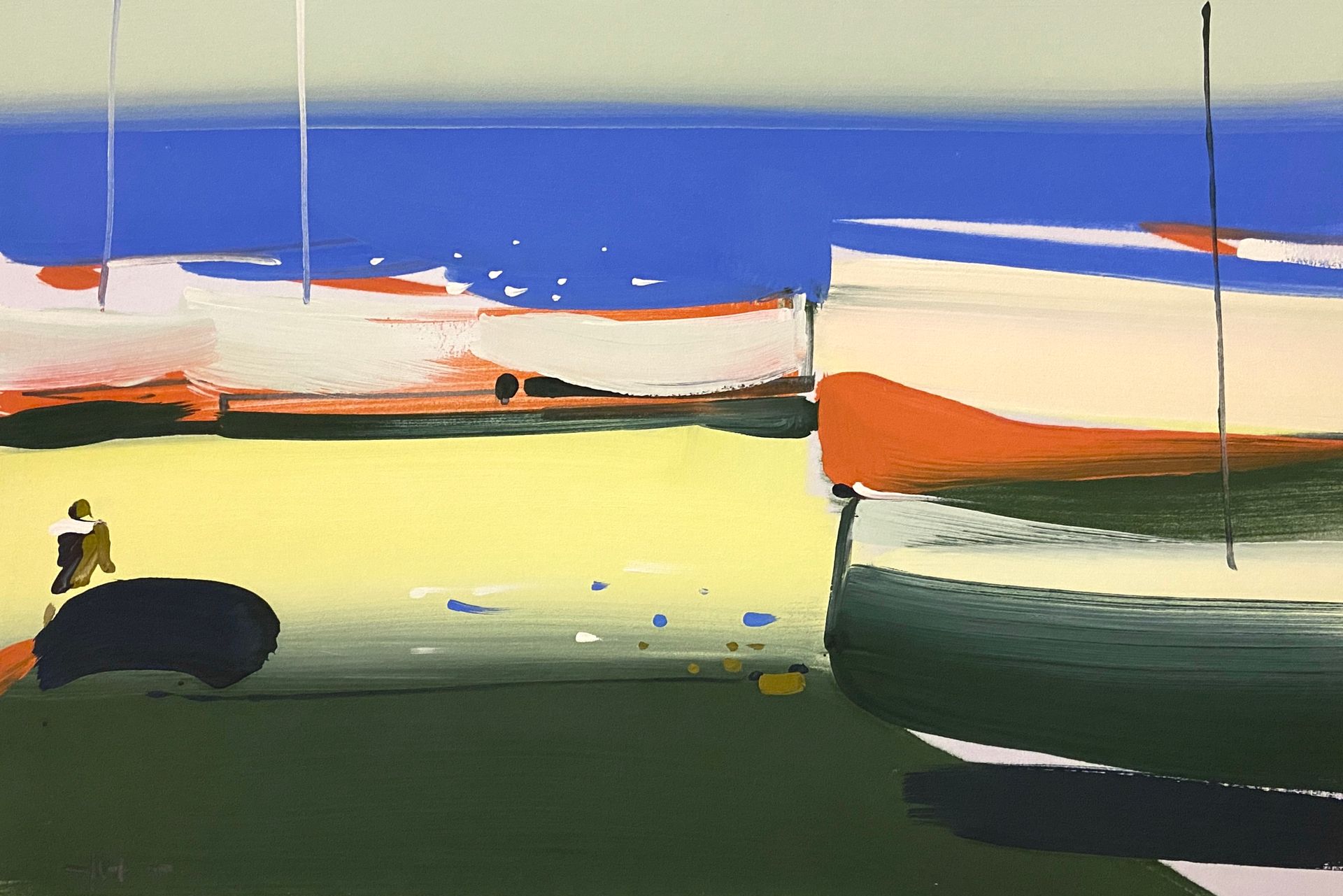 Алексей Ланцев (Картина, живопись - 
                  73 x 53 см) Costa Brava. Утро у моря