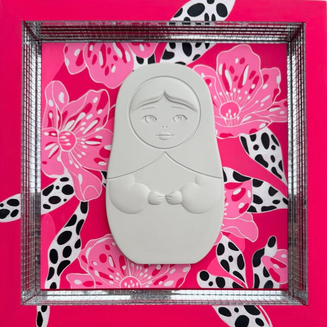 Ольга Зайцева (Картина, живопись - 
                  25 x 25 см) Славянский шик №29