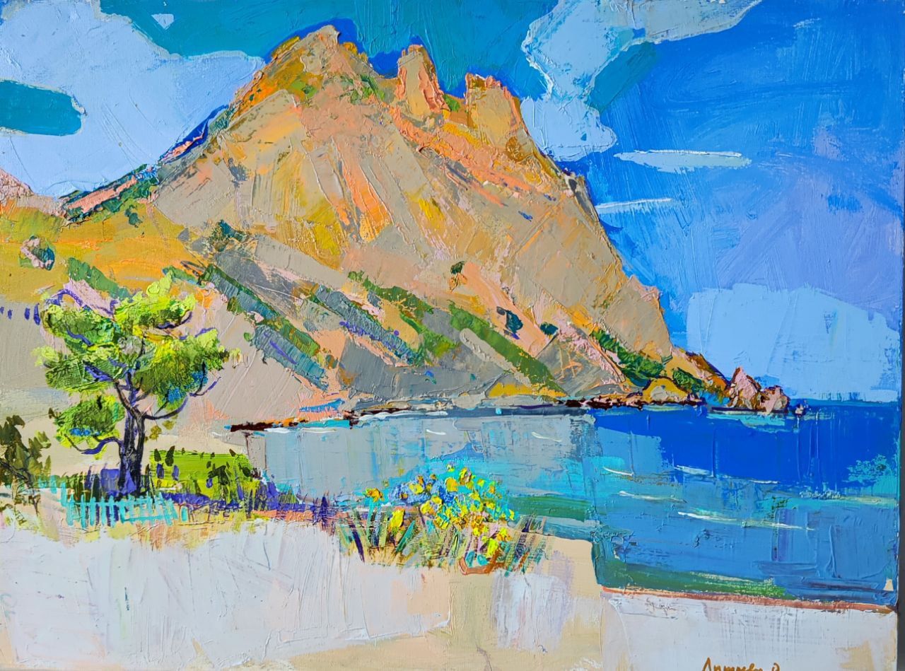 Олеся Лишаева (Картина, живопись - 
                  80 x 60 см) Карадаг