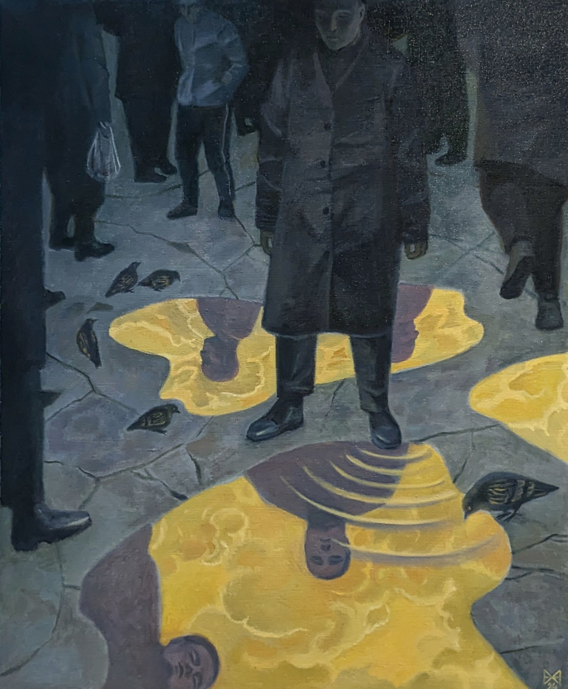 Анастасия Мотина (Картина, живопись - 
                  65 x 80 см) Изгнание из рая