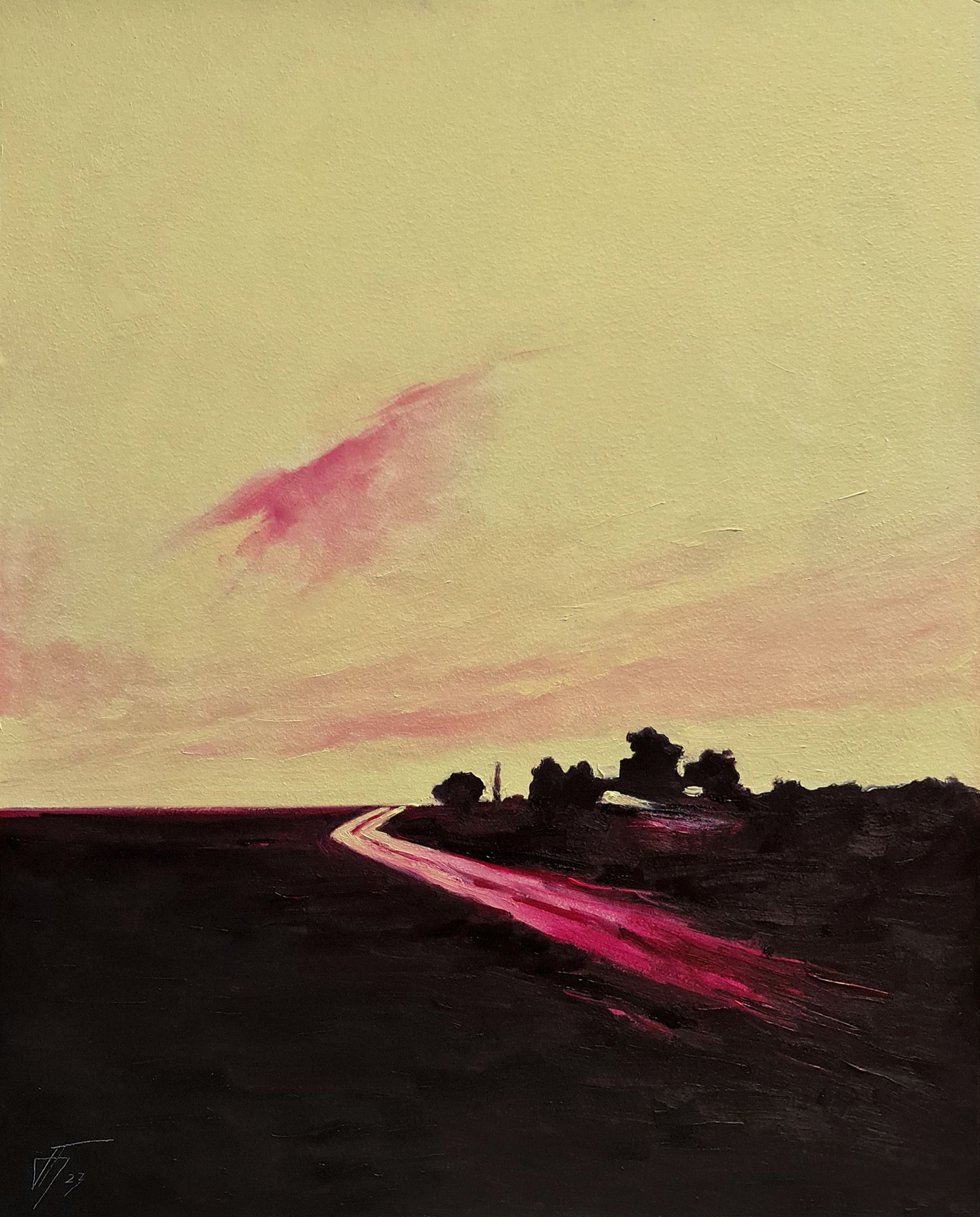 Александр Буданов (Авторская графика - 
                  40 x 50 см) Дорога 1