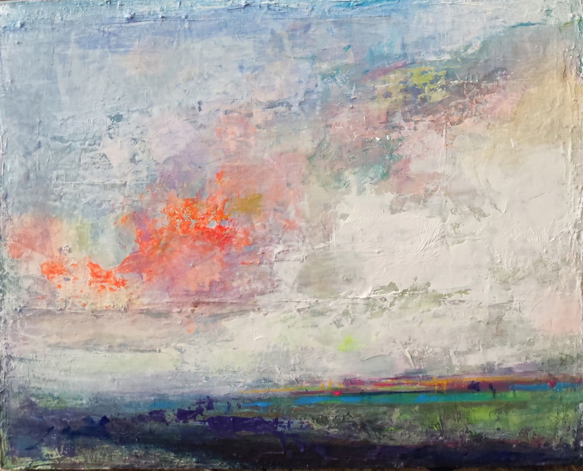Виктория Шворень (Картина, живопись - 
                  50 x 40 см) Новое небо