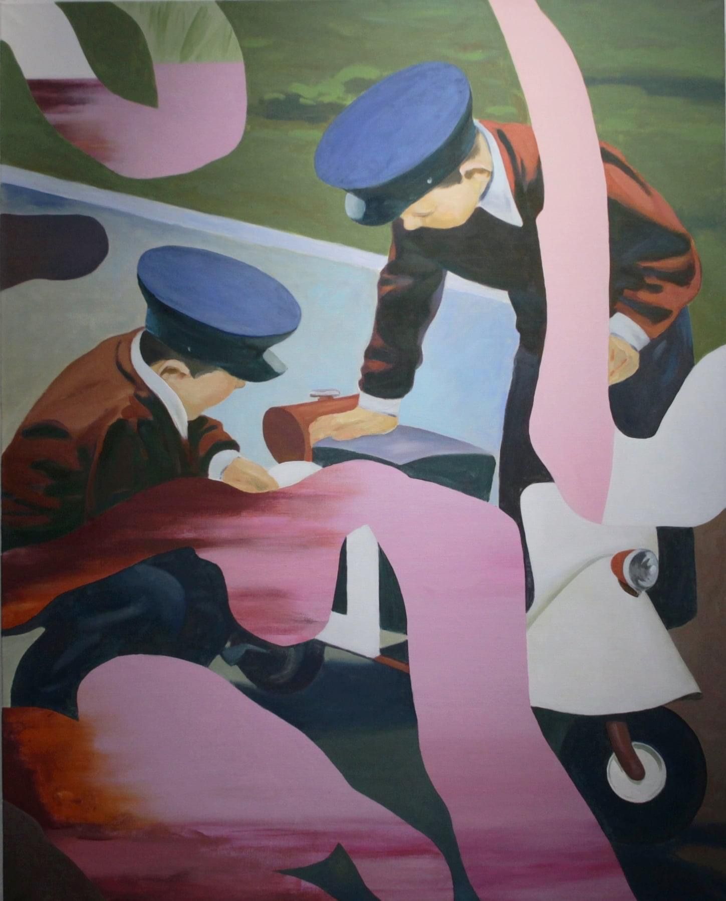 Вадим Леухин (Картина, живопись - 
                  120 x 150 см) Вятка