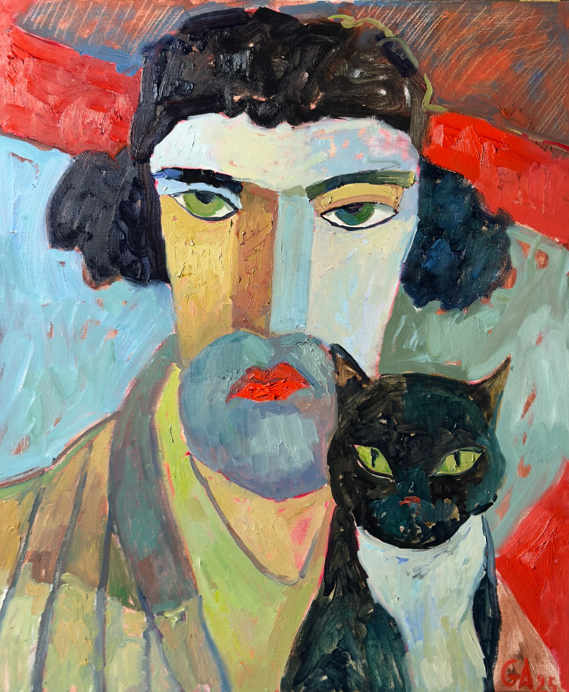 Анна Голубь (Картина, живопись - 
                  50 x 60 см) Японец