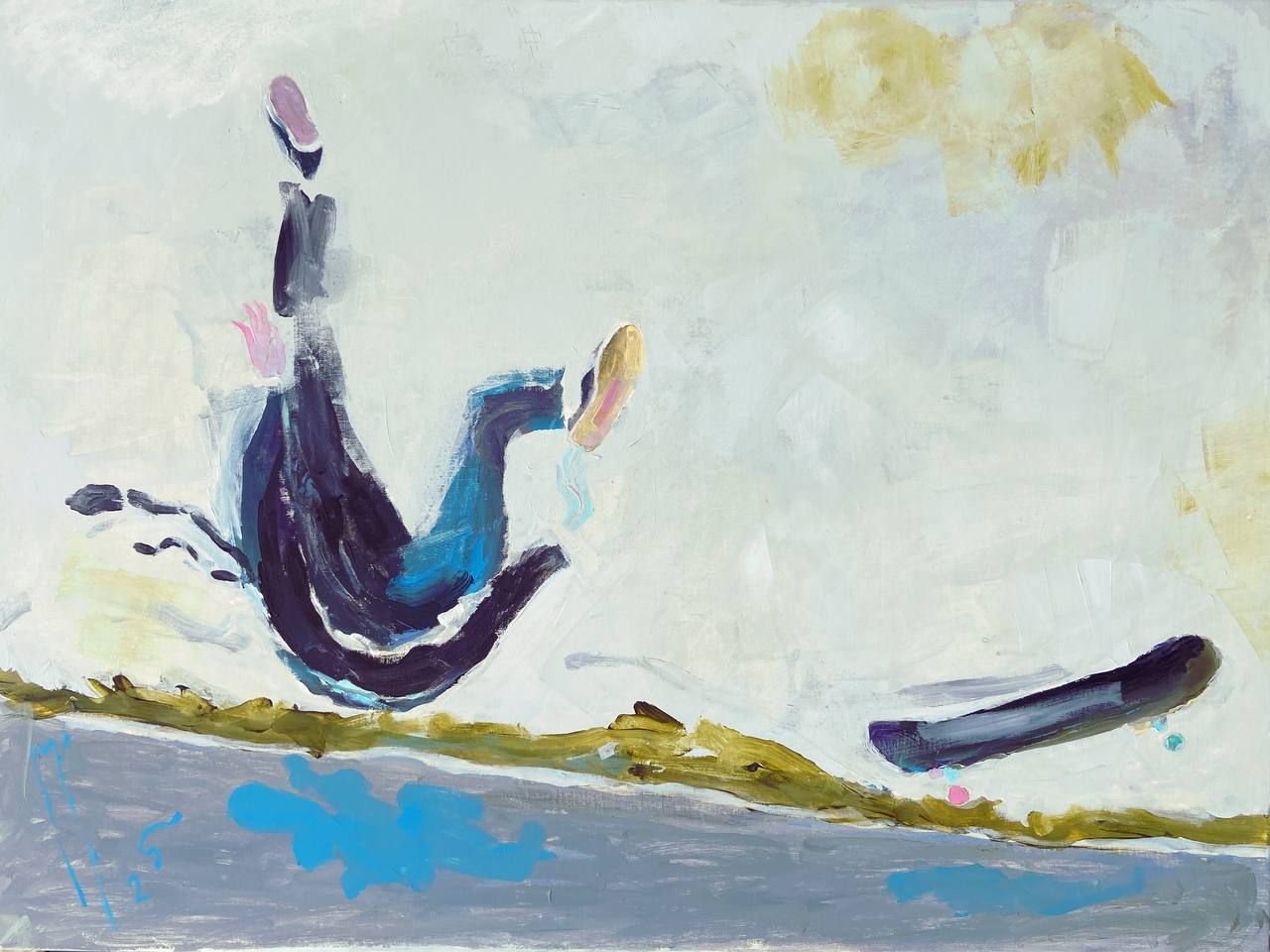 Максим Савва (Картина, живопись - 
                  80 x 60 см) Falling Love