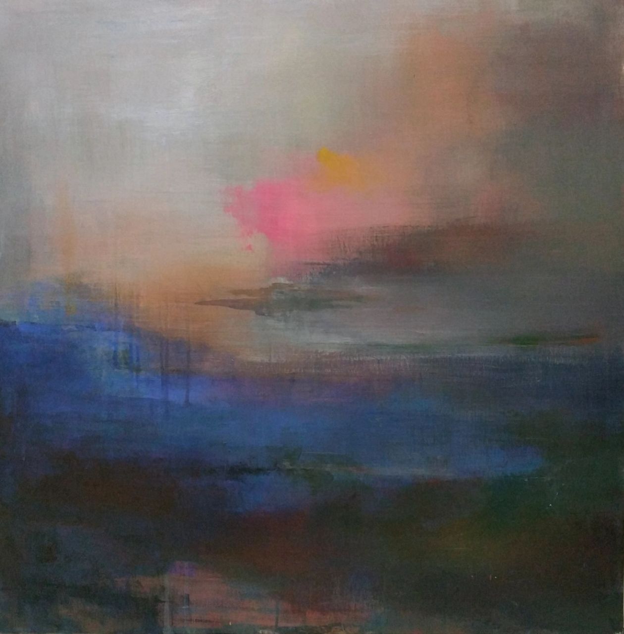 Виктория Шворень (Картина, живопись - 
                  100 x 100 см) Розовое облако