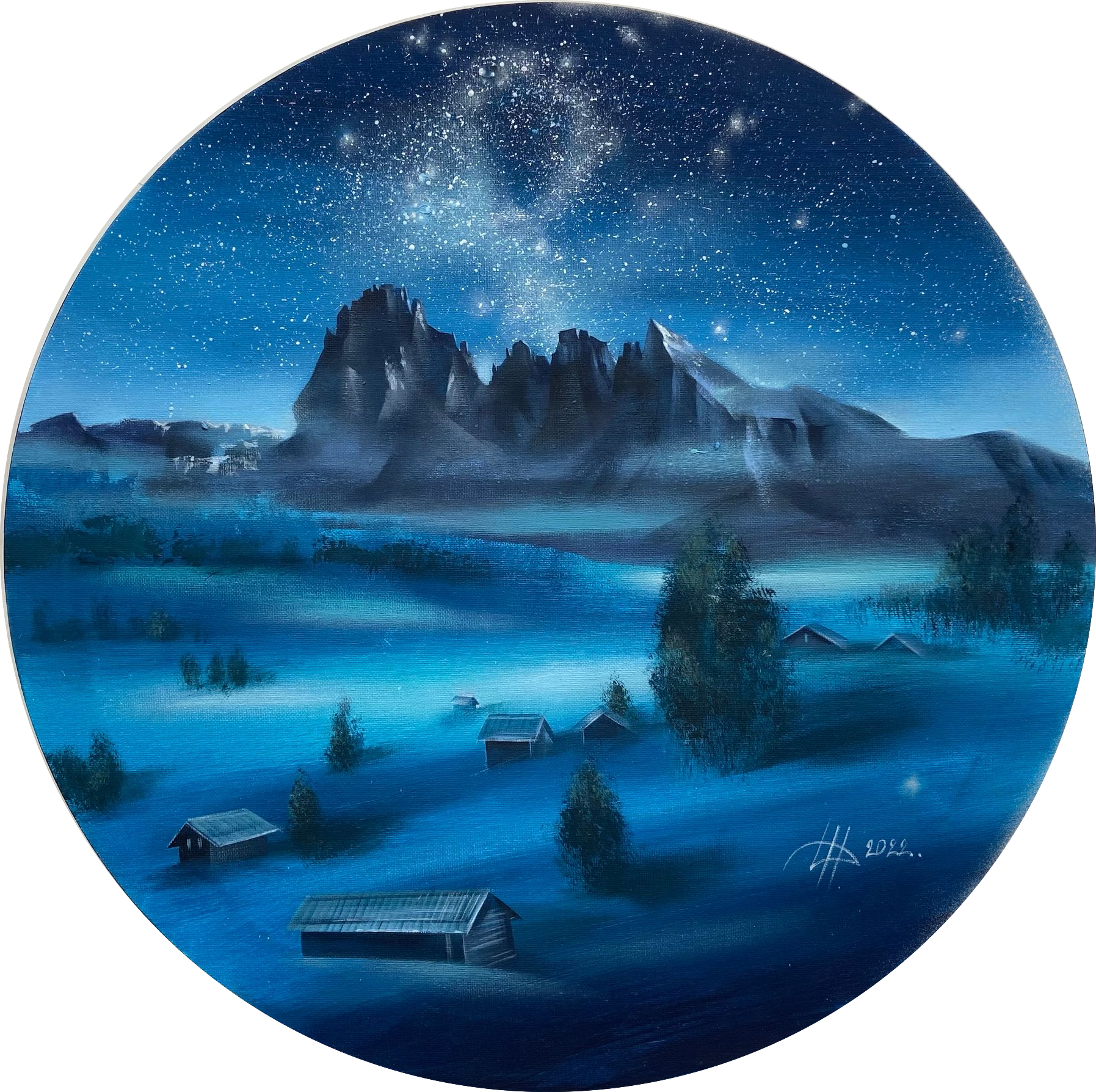 Динара Хёртнагль (Картина, живопись - 
                  50 x 50 см) Skylight