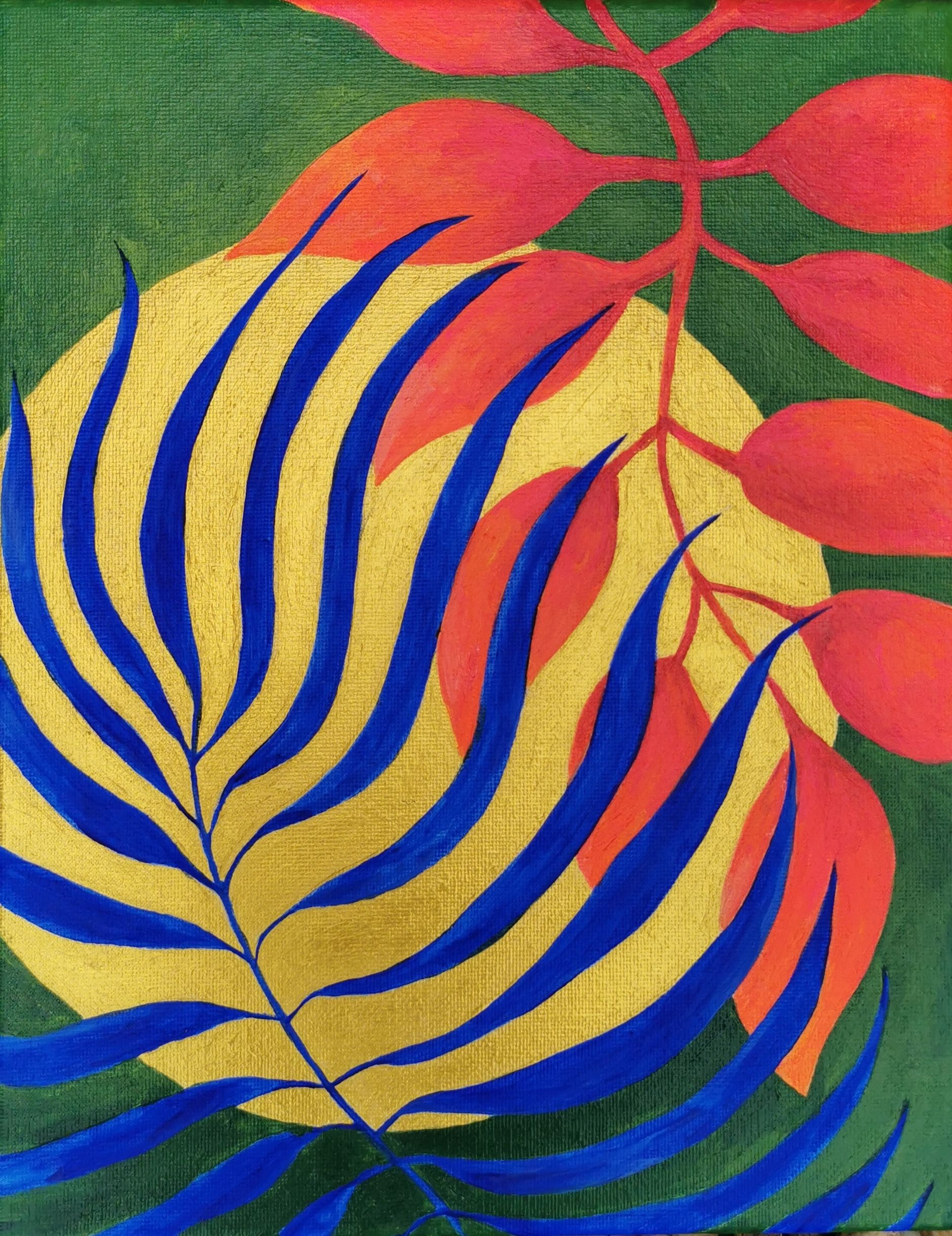 Ирина Петрова (Картина, живопись - 
                  24 x 30 см) Любовь и джунгли
