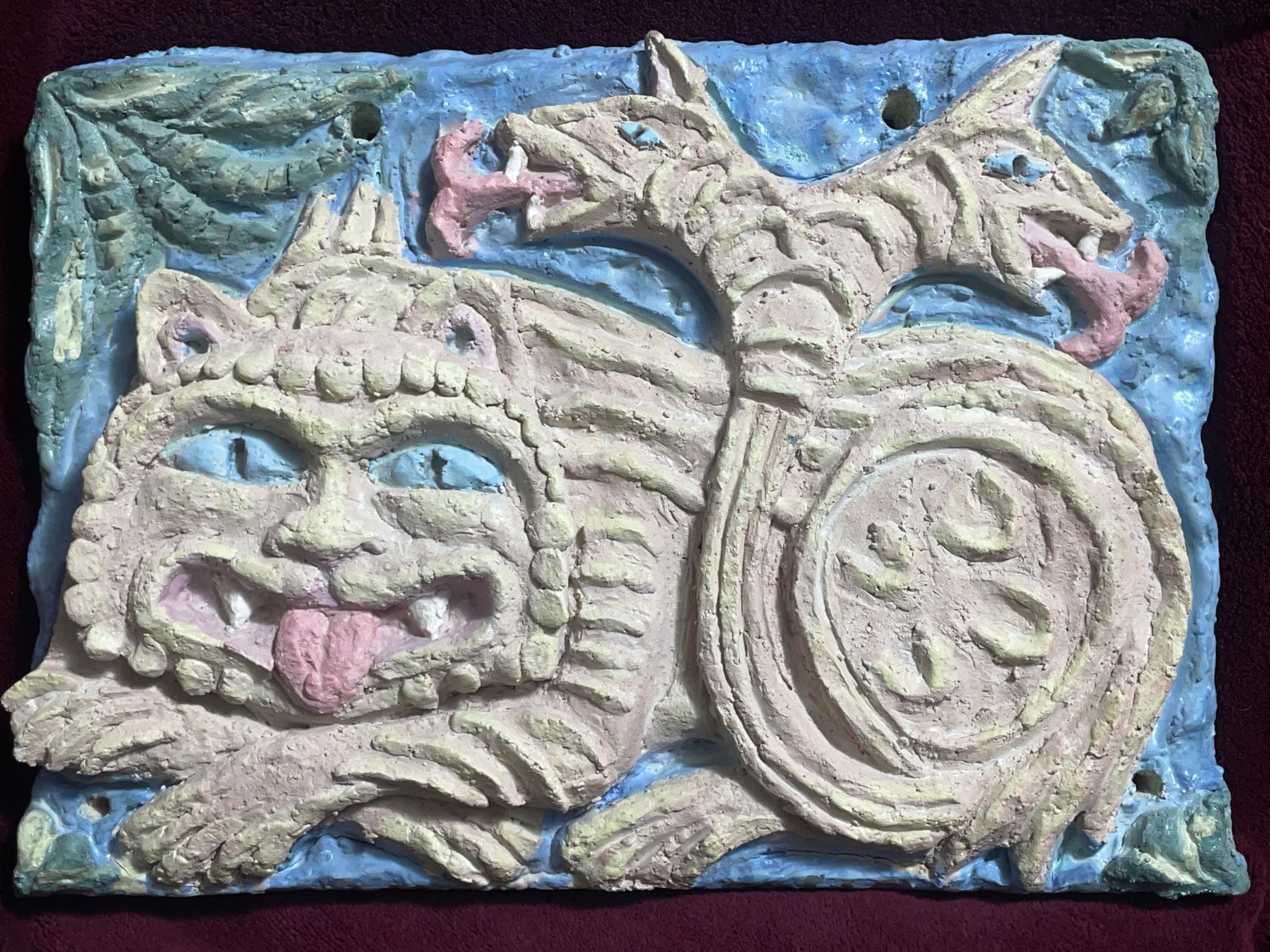 Екатерина Батаева (Скульптура - 
                  34 x 26 см) Мифический Зверь