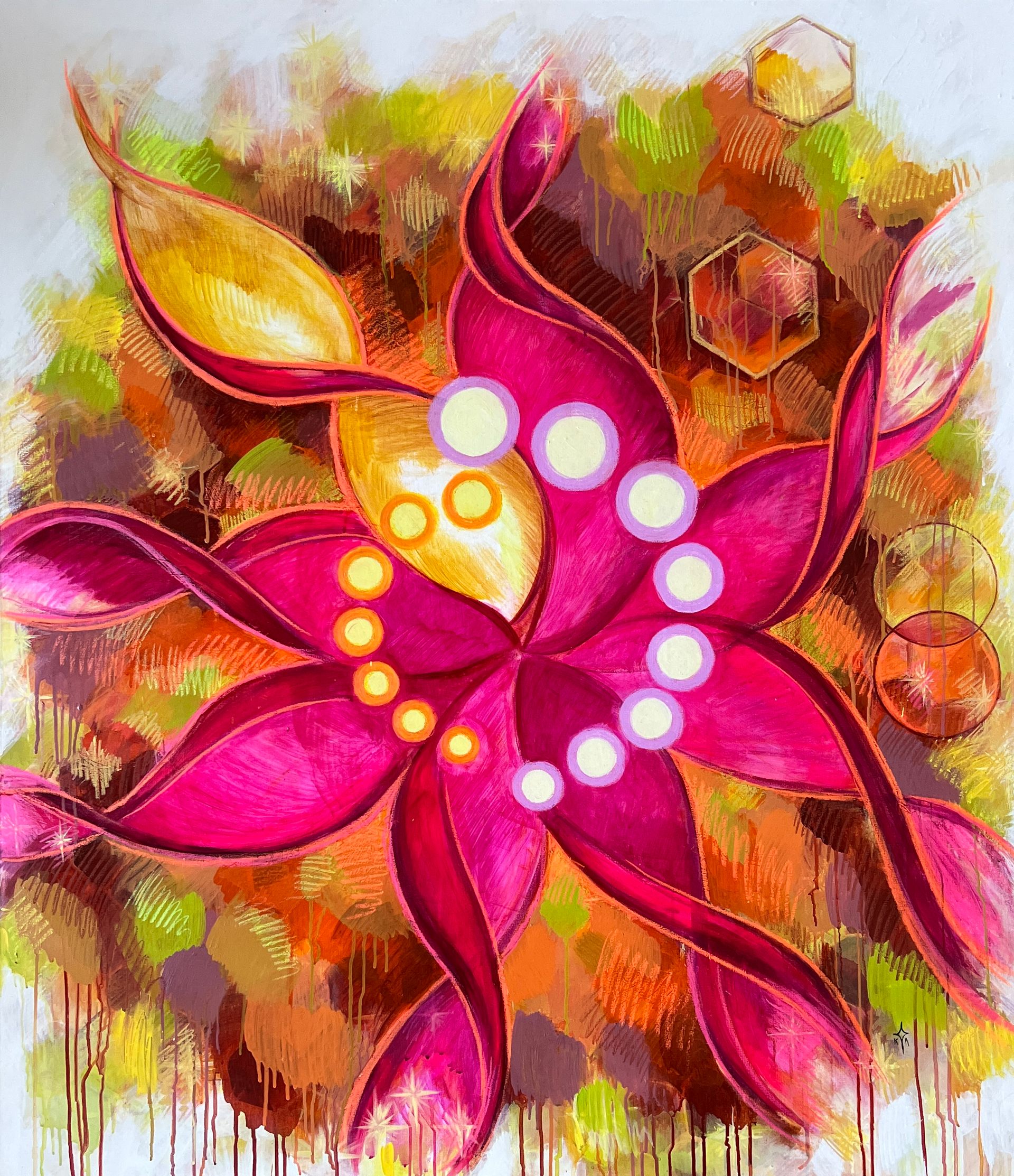 Екатерина Лаптева (Картина, живопись - 
                  130 x 150 см) Чудотворение