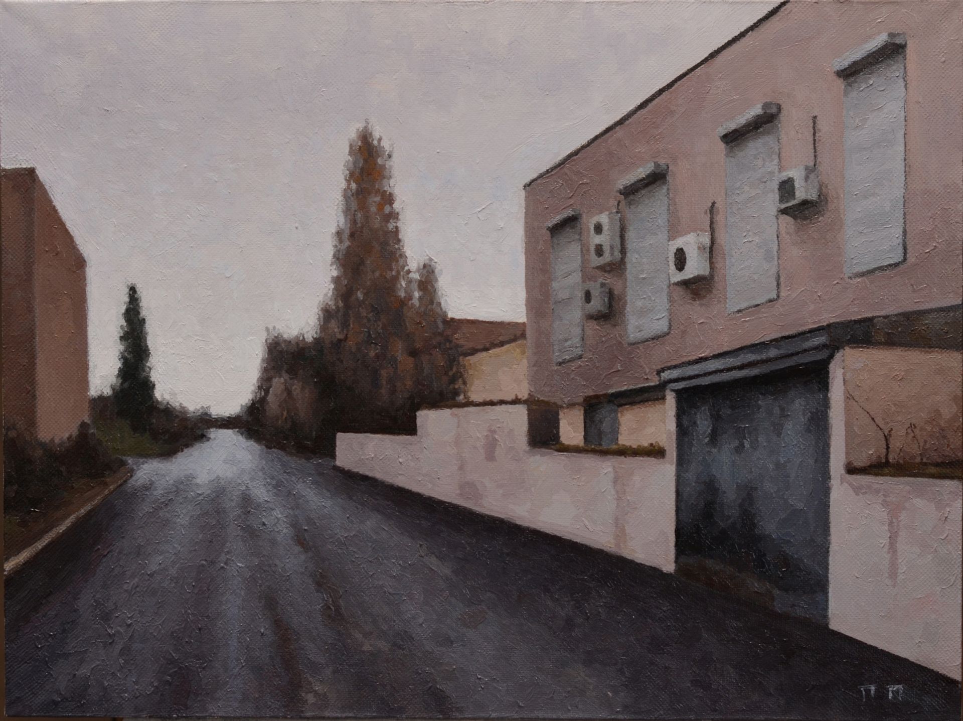 Павел Петров (Картина, живопись - 
                  60 x 45 см) Мичуринская аллея