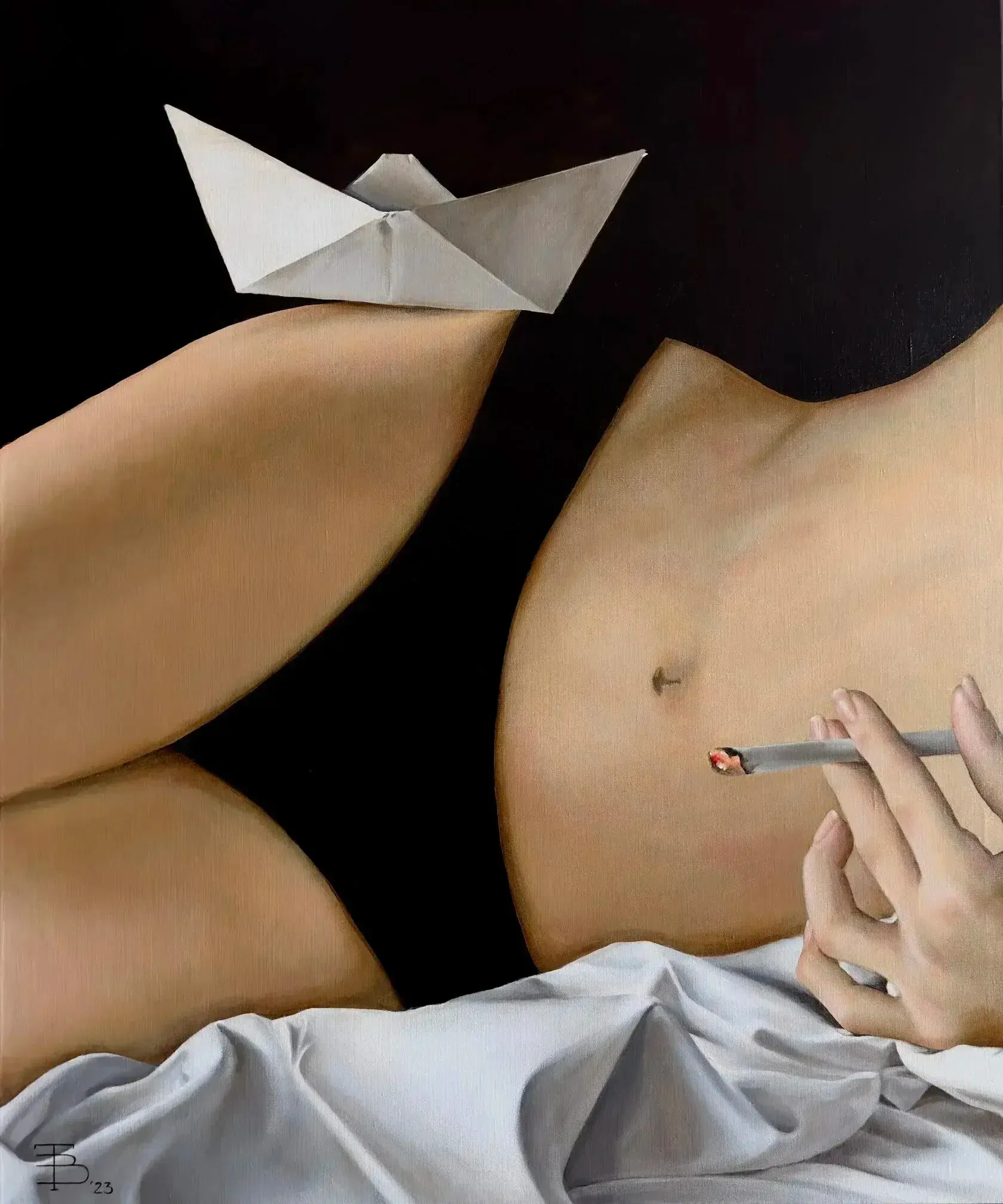 Татьяна Вафина (Картина, живопись - 
                  100 x 120 см) На волне