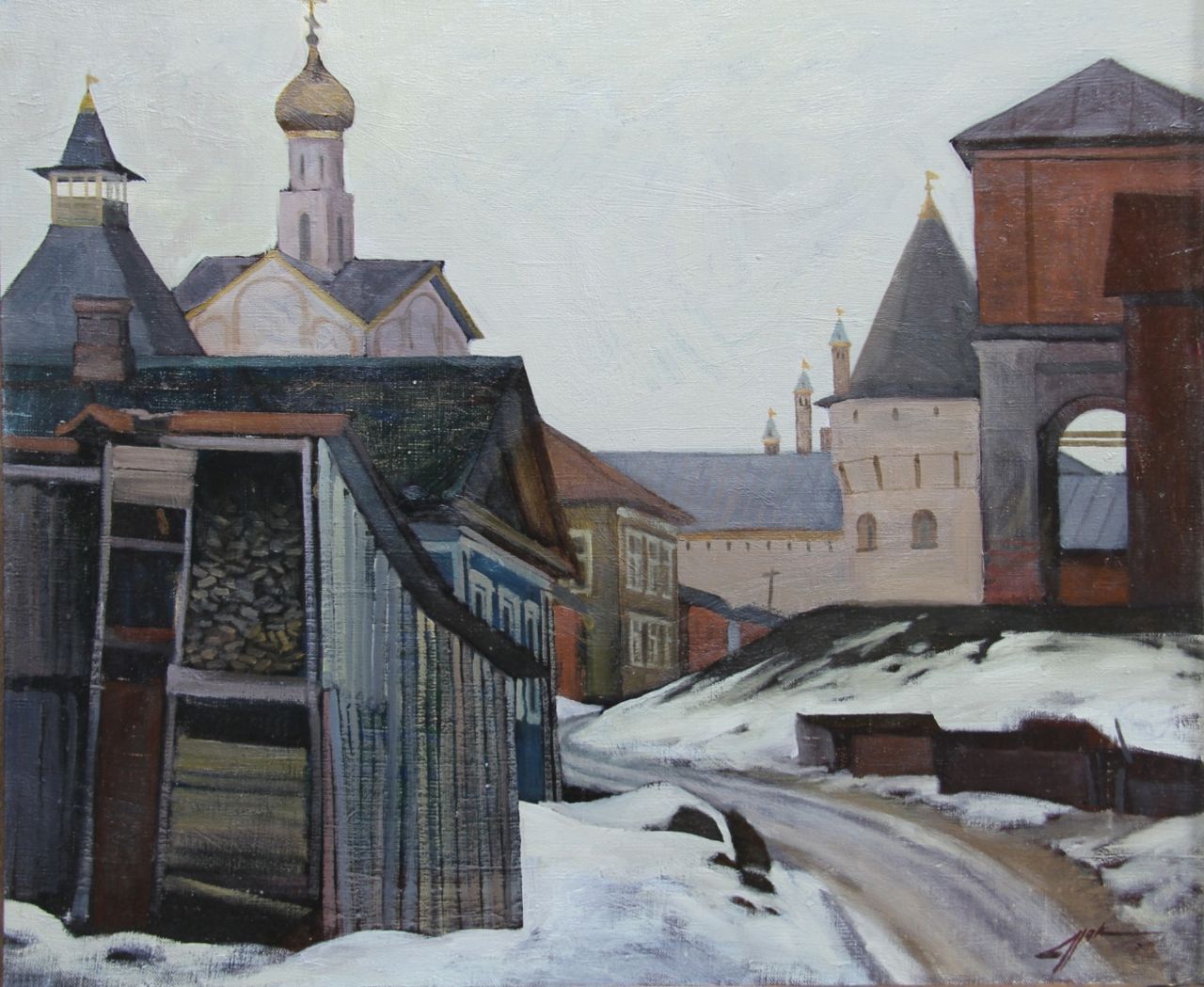 Николай Пак (Картина, живопись - 
                  50 x 40 см) Ростов Великий