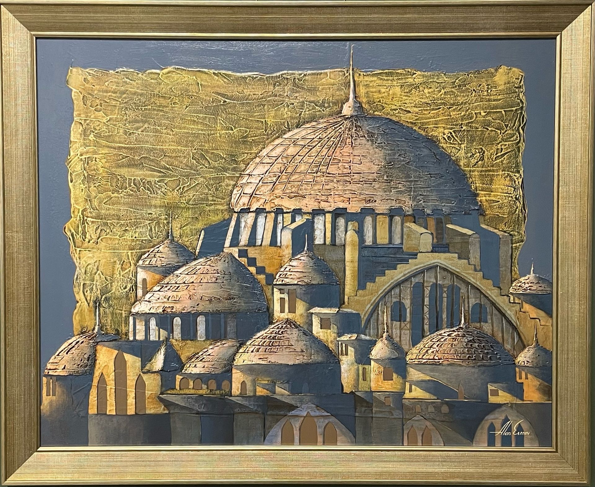 Алан Есенов (Картина, живопись - 
                  110 x 90 см) Восточный город