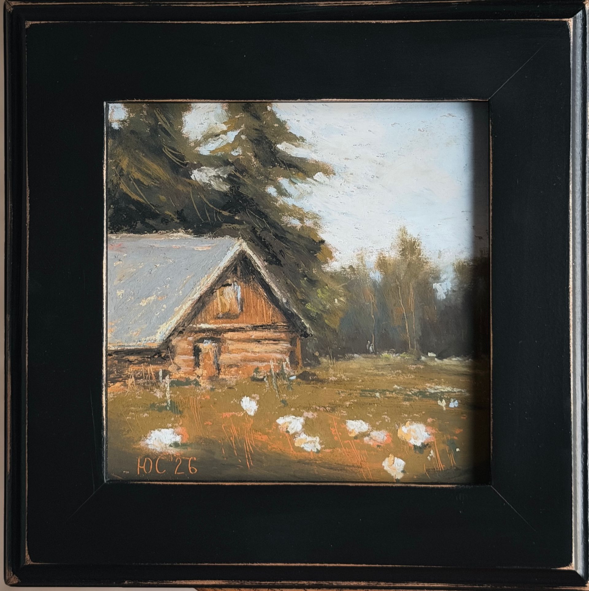 Светлана Юматова (Картина, живопись - 
                  22 x 22 см) Осенние оттенки