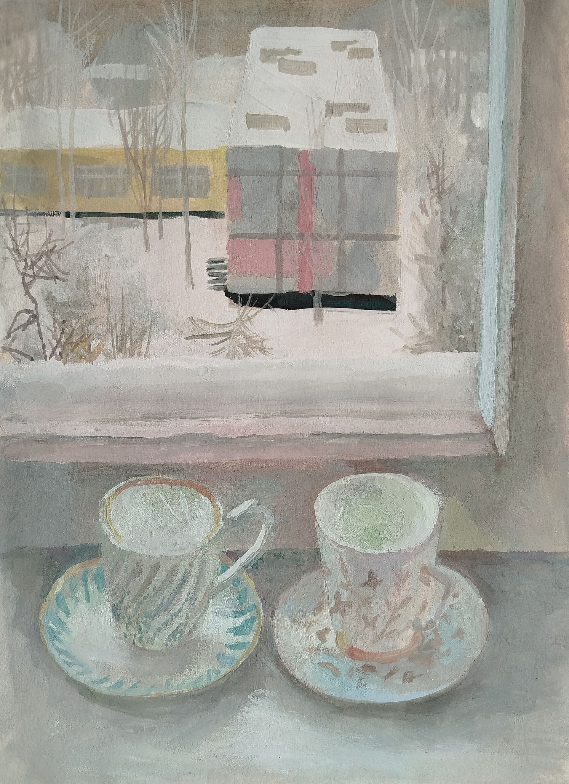 Евгения Крутова (Авторская графика - 
                  18 x 26 см) Январь